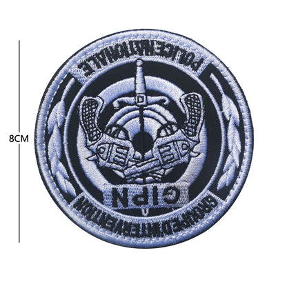 Patch Tactique France GIGN Infrared – Brodé avec Drapeau et Effet Réfléchissant IR - BLACKBEARD OUTDOOR INDUSTRIES