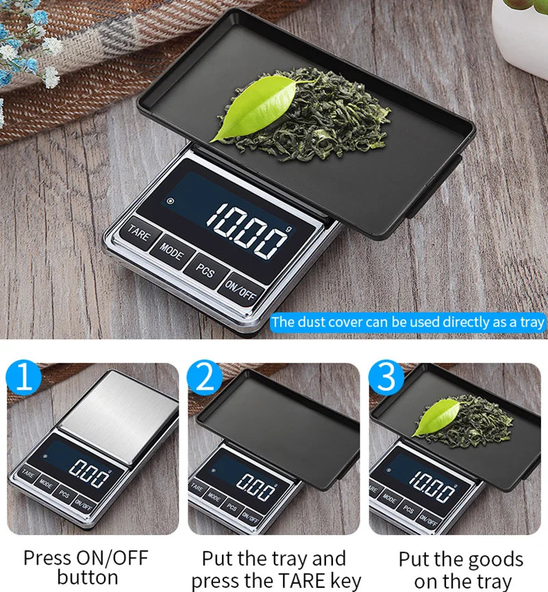 Mini Balance de Précision Numérique 0.01g - Balance Électronique de Poche pour Bijoux, Or, Cuisine & Usages Nomades Ma boutique