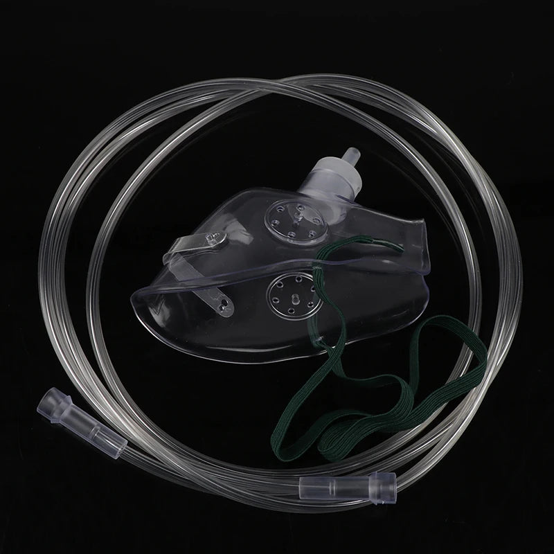Masque à Oxygène Jetable Adulte avec Tube – Nébuliseur PVC Certifié CE