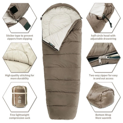 Sac de couchage sarcophage MJ300 et MJ600 – Camping et bivouac