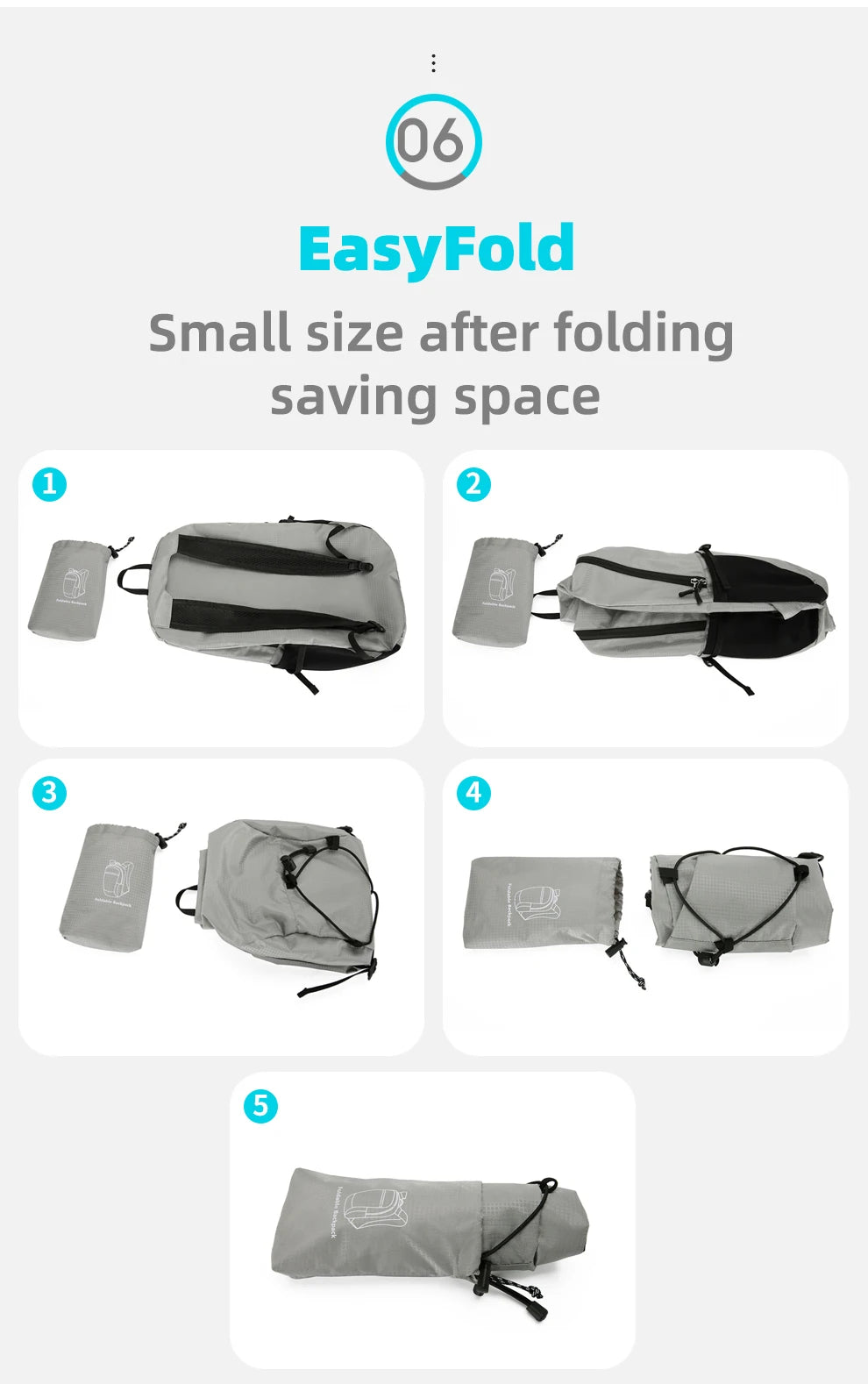 Sac à Dos Pliable Ultraléger – Sac à Dos Outdoor Polyvalent pour Randonnée, Escalade & Voyage - BLACKBEARD OUTDOOR INDUSTRIES