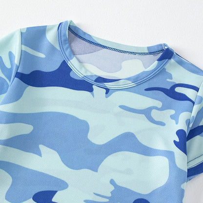 2-Pcs ensemble pour enfants camouflage en polyester Ma boutique