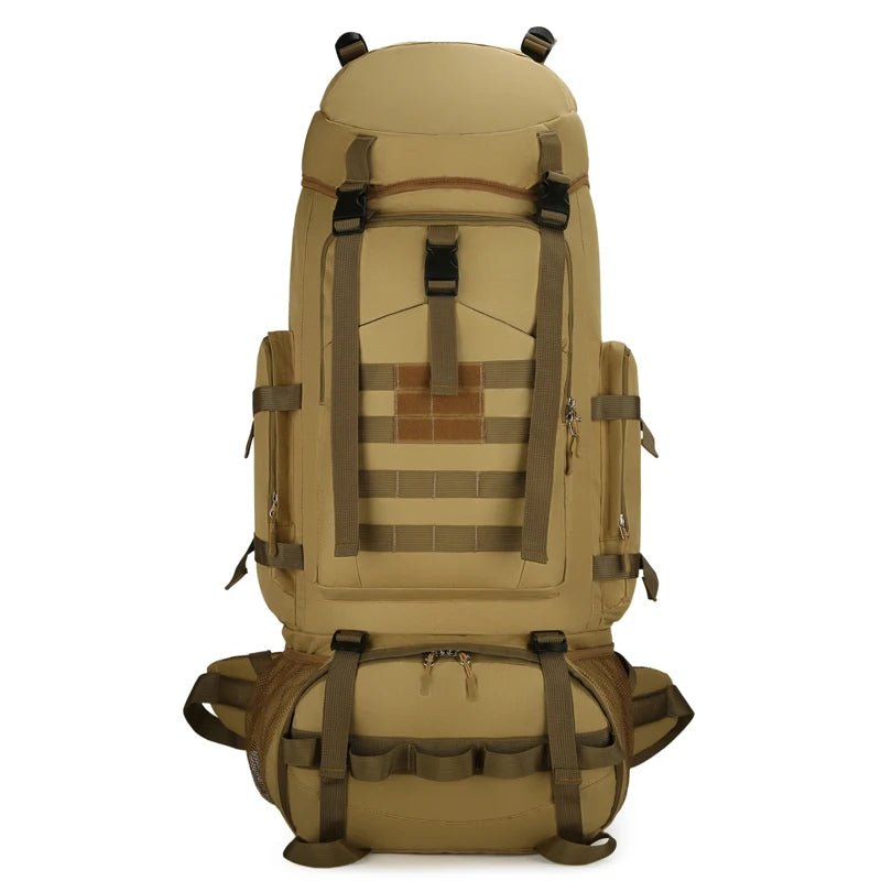 Sac à Dos Tactique 90L Imperméable – Alpinisme, Camping, Randonnée, Grande Capacité