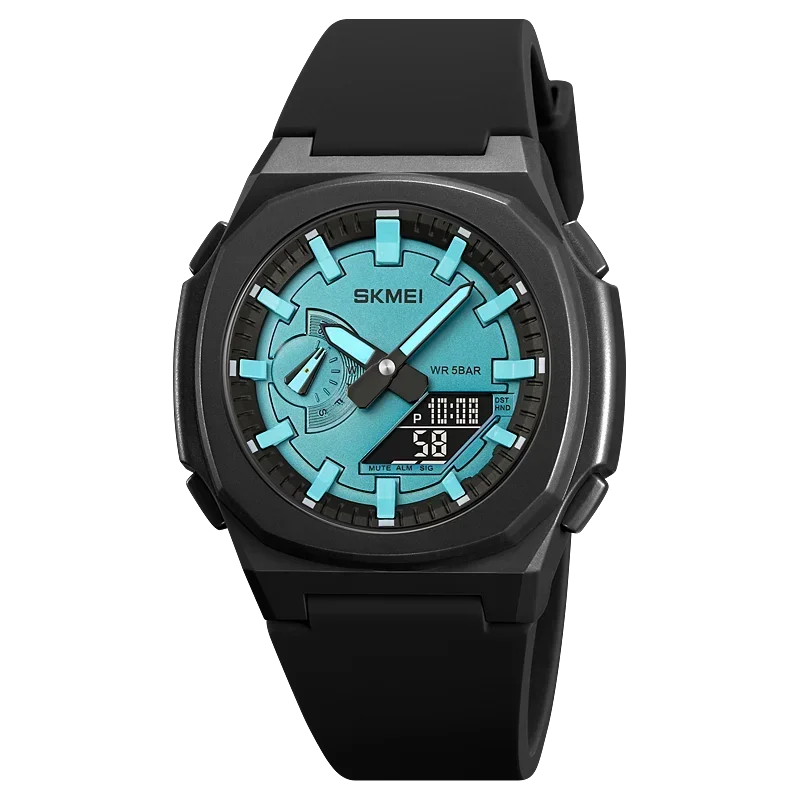 Montre de Sport SKMEI 2091 pour Homme – Montre Numérique Militaire Résistante à l'Eau avec Fonction Compte à Rebours et Date - BLACKBEARD OUTDOOR INDUSTRIES