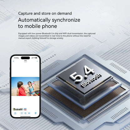 Blackview BV100 Lunettes Connectées AI – Caméra 8MP, Bluetooth 5.4, Traduction 23 Langues | IP54