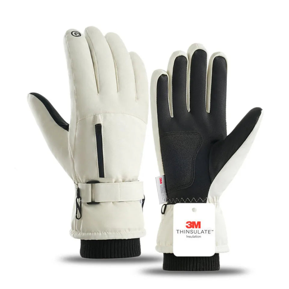 Gants Hiver Chauds GTUBIKE – Vélo Ski Randonnée Tactile Imperméable