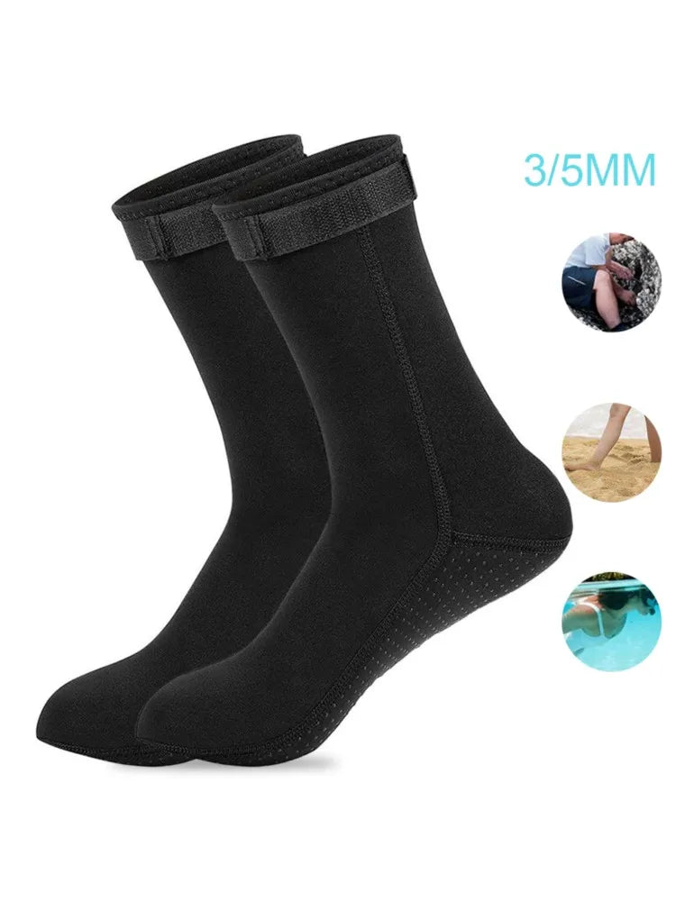 chaussettes en néoprène de 5 mm et chaussures de combinaison de 3 mm Ma boutique