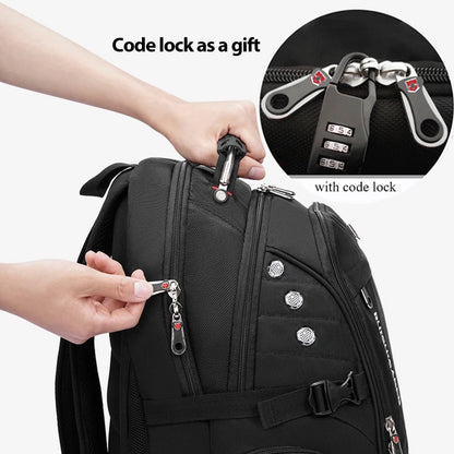 Sac à Dos Ordinateur Étanche 2025 – 17"/20" | Grande Capacité, USB, Antivol | Homme & Femme - BLACKBEARD OUTDOOR INDUSTRIES