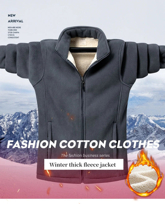 Veste Polaire Plus Size 9XL Hiver - Manteau Doublé Soft Shell pour Homme BLACKBEARD OUTDOOR INDUSTRIES