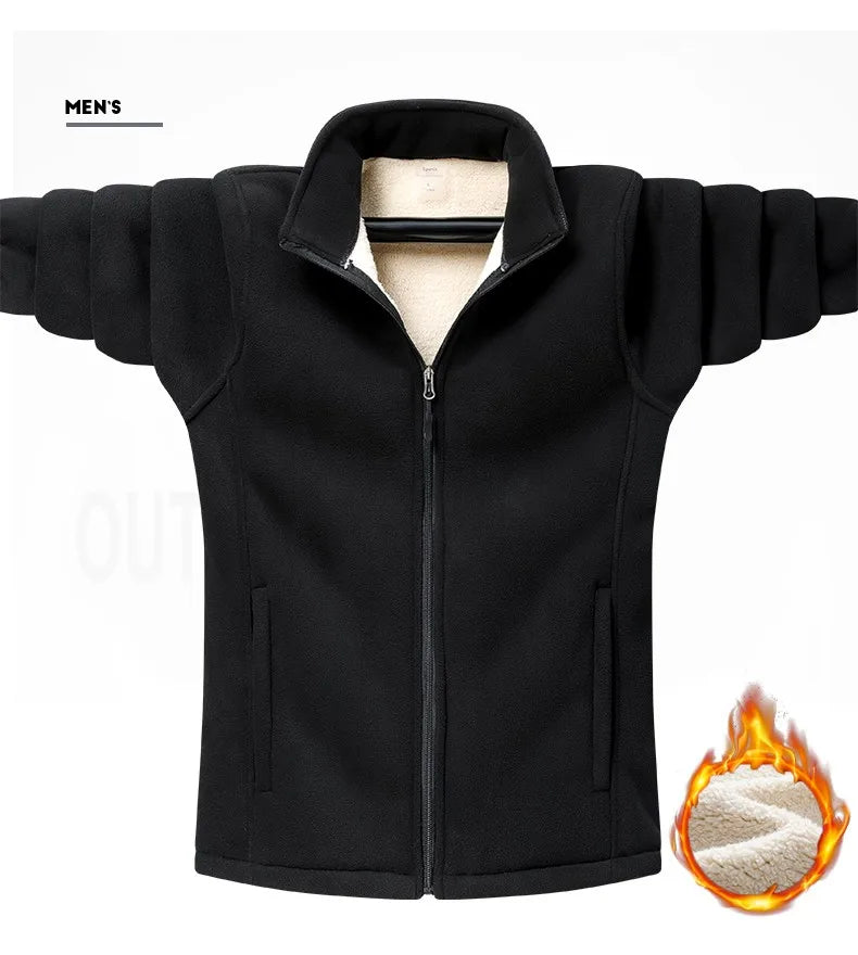 Veste Polaire Plus Size 9XL Hiver - Manteau Doublé Soft Shell pour Homme BLACKBEARD OUTDOOR INDUSTRIES