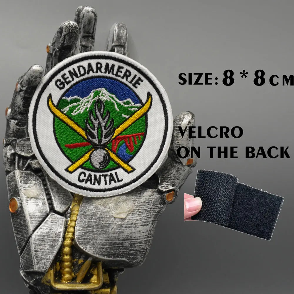 Patch Gendarmerie Nationale Brodé — Velcro ou Thermocollant - BLACKBEARD OUTDOOR INDUSTRIES