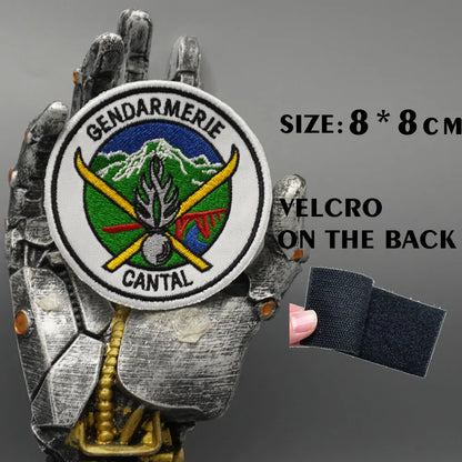 Patch Gendarmerie Nationale Brodé — Velcro ou Thermocollant - BLACKBEARD OUTDOOR INDUSTRIES