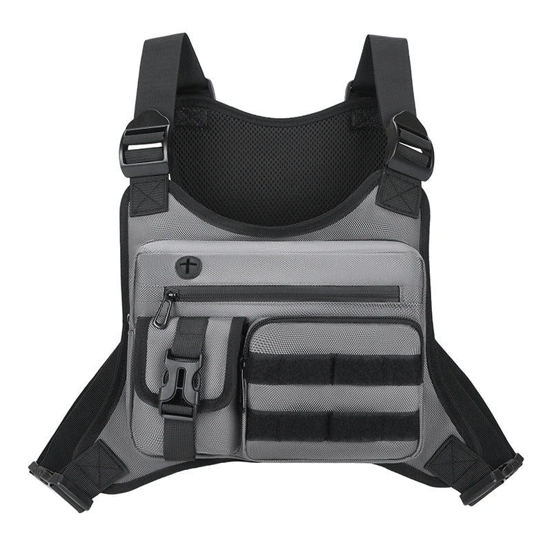 Sac de poitrine tactique MOLLE pour randonnée et outdoor