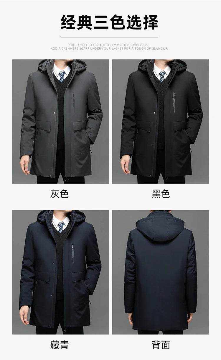 Parka Homme d'Hiver avec Col à Capuche, Résistante à l'Eau et au Vent - Confort et Chaleur -40°C BLACKBEARD OUTDOOR INDUSTRIES