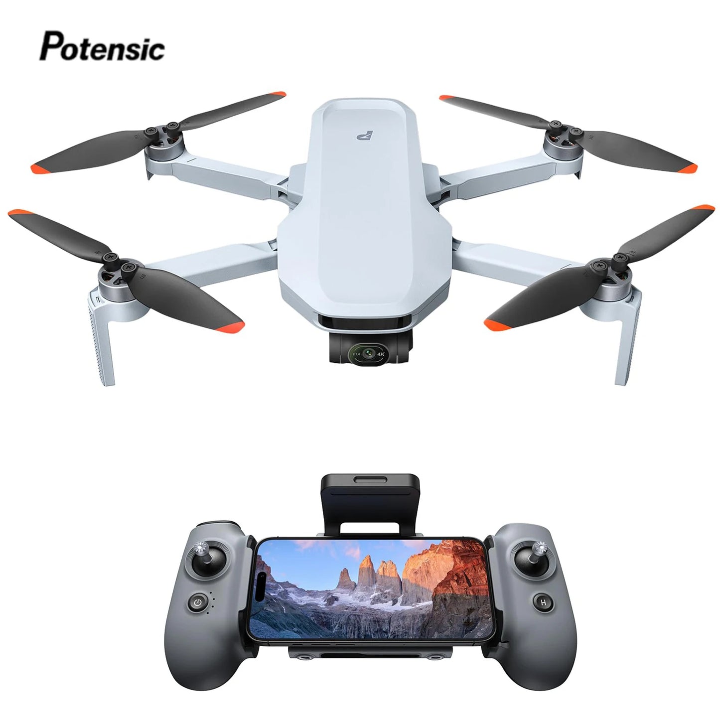 Potensic ATOM 2 – Drone Caméra 4K HDR | Photo 8K | Gimbal 3 Axes | <249 g | GPS | 10 km - BLACKBEARD OUTDOOR INDUSTRIES