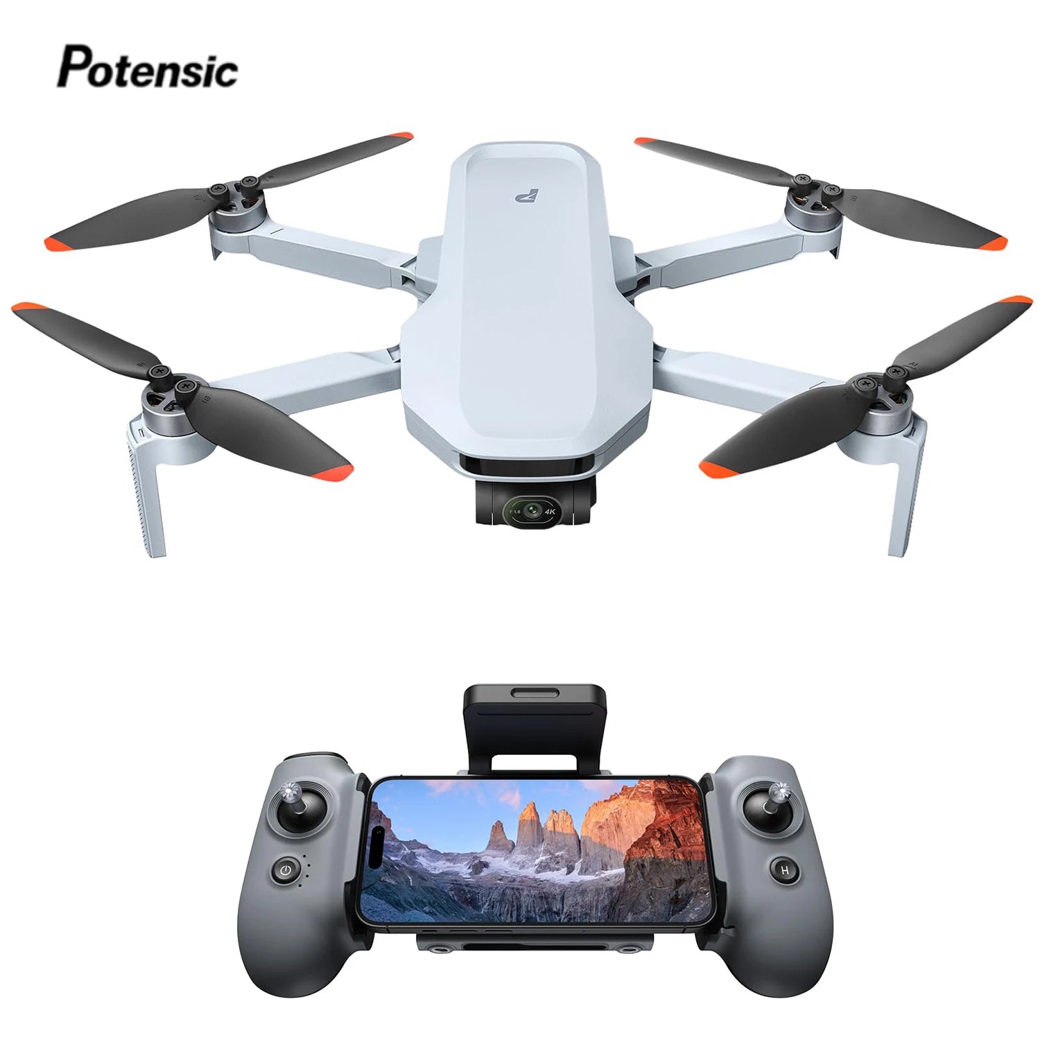 Potensic ATOM 2 – Drone Caméra 4K HDR | Photo 8K | Gimbal 3 Axes | <249 g | GPS | 10 km - BLACKBEARD OUTDOOR INDUSTRIES