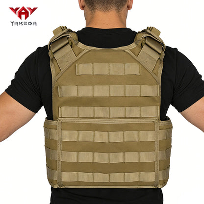 Porte-plaques tactique YAKEDA MOLLE – coloris coyote