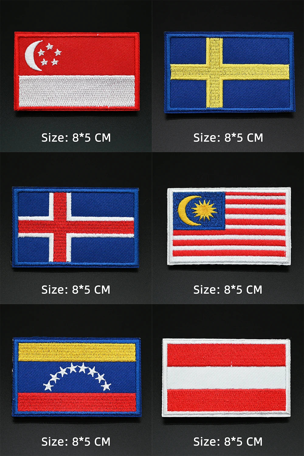 Patches Drapeaux Brodés Tactiques – international - BLACKBEARD OUTDOOR INDUSTRIES