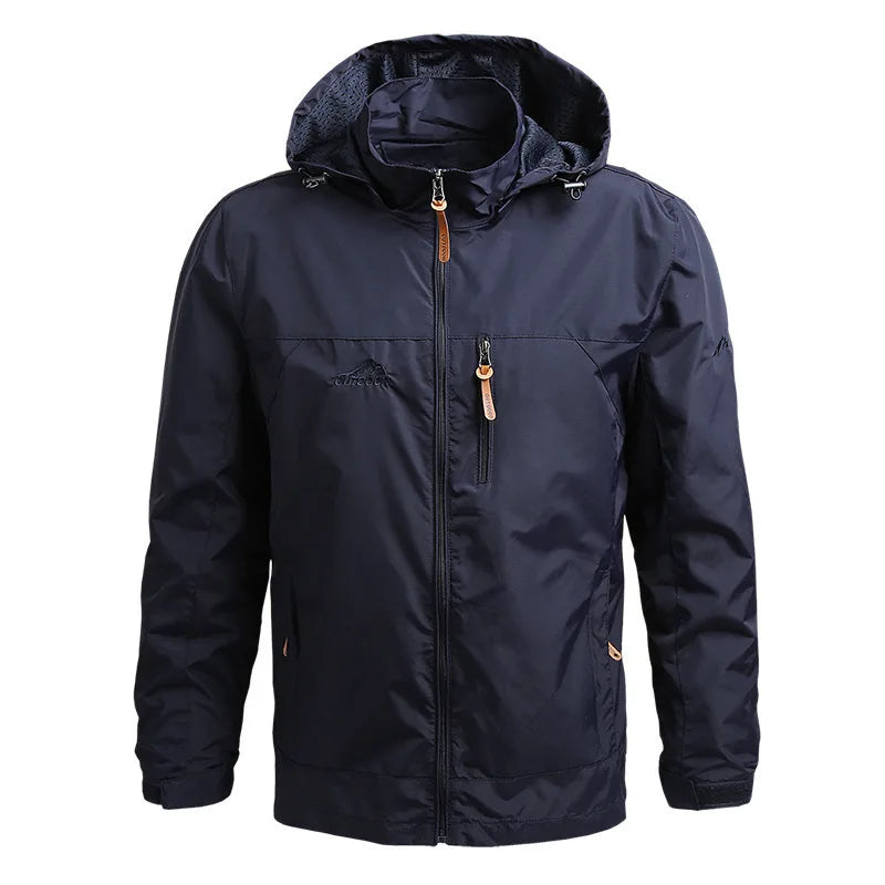 Coupe-Vent Tactique Homme Imperméable — Capuche, Léger, Style Militaire | M à 5XL - BLACKBEARD OUTDOOR INDUSTRIES