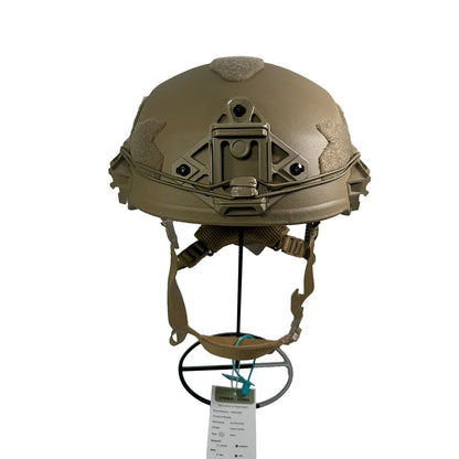Casque tactique haute coupe avec rails latéraux