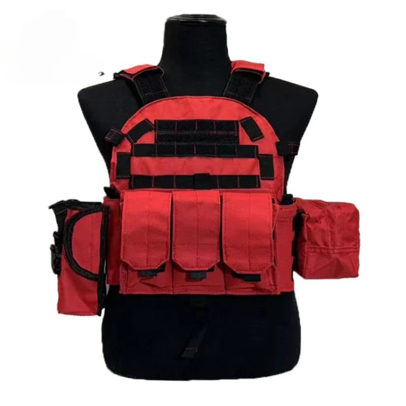 Gilet porte-plaques tactique 6094 MOLLE réglable