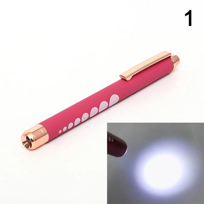 Stylo-Lampe Médical LED – Lampe de Poche Mini Infirmier & Médecin Lumière Blanche/Jaune