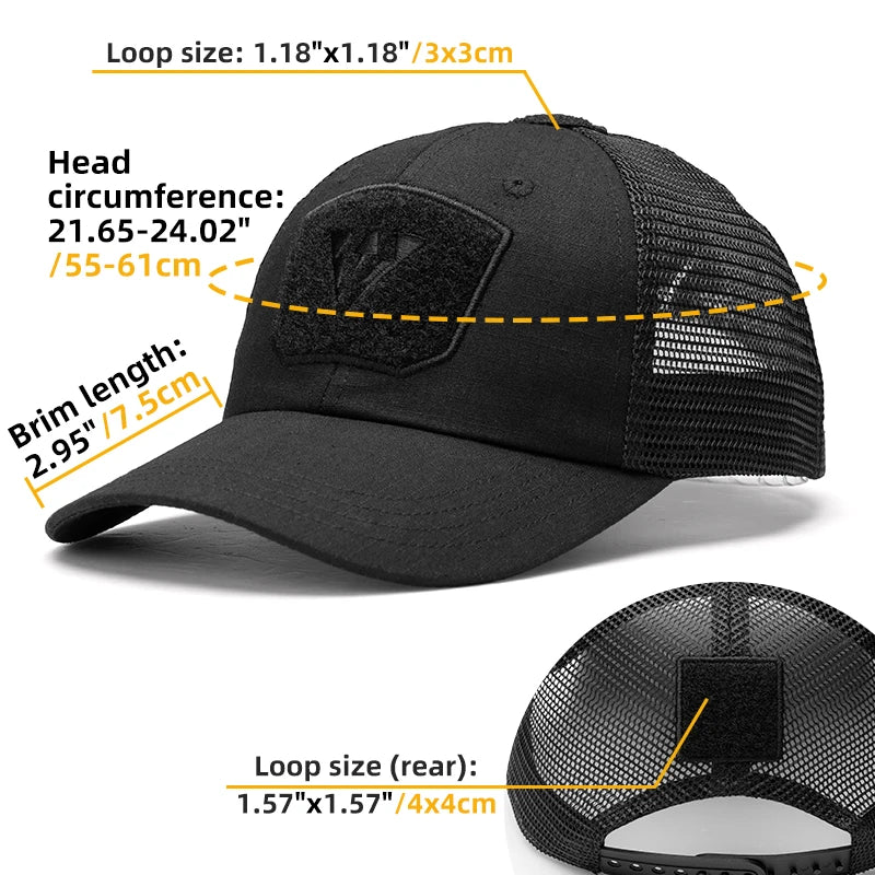Casquette tactique respirante IDOGEAR mesh été - BLACKBEARD OUTDOOR INDUSTRIES