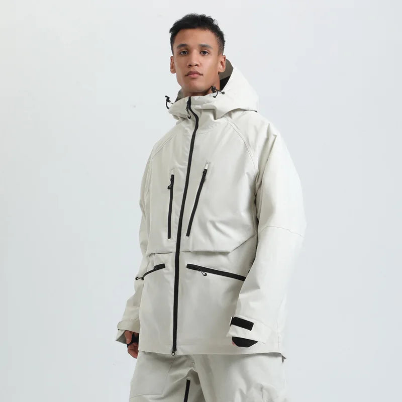 Veste de ski femme imperméable et respirante à capuche, tenue jusqu'à -30°C