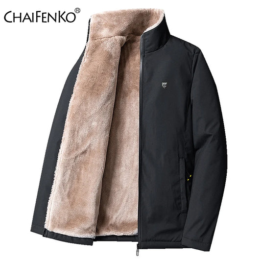 Veste Homme Hiver 2025 — Manteau Chaud Épais en Polaire Coupe Classique - BLACKBEARD OUTDOOR INDUSTRIES