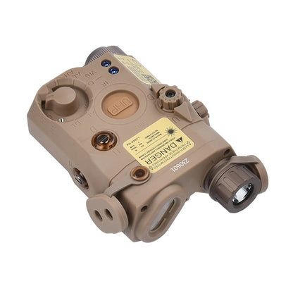 WADSN PEQ-15 UHP – Boîtier Laser IR / Rouge / Vert + LED 180 lm, Rail Picatinny 20mm, Airsoft & Chasse