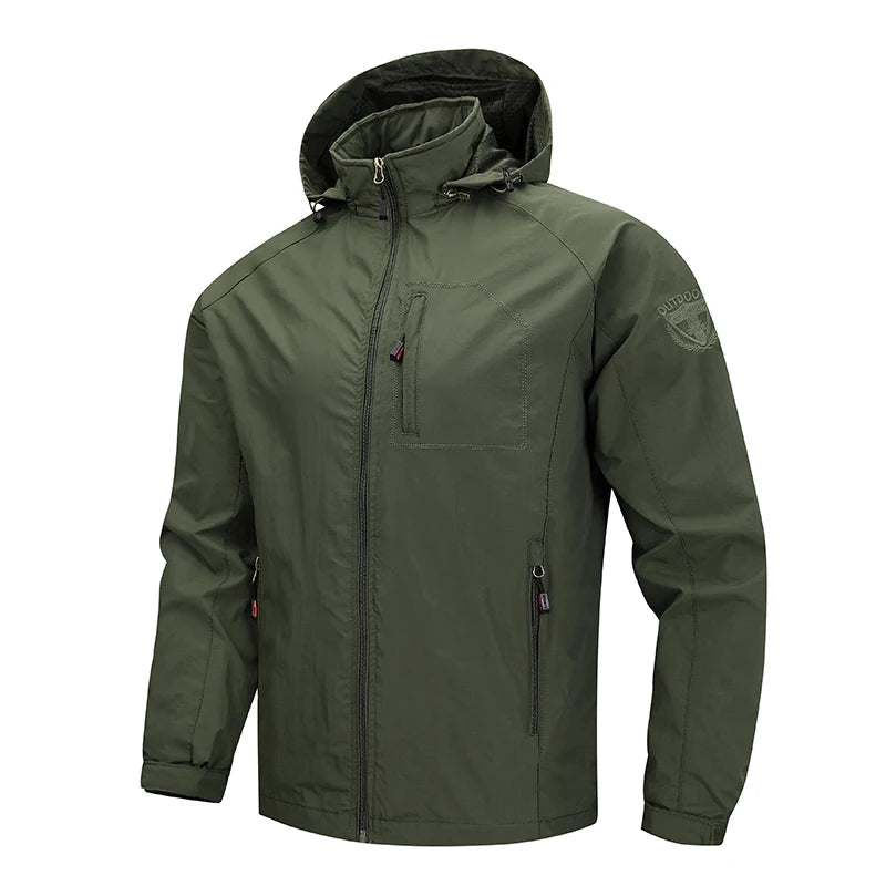 Veste de Randonnée Imperméable pour Homme - Pratique et Stylée pour le Printemps et l'Automne BLACKBEARD OUTDOOR INDUSTRIES