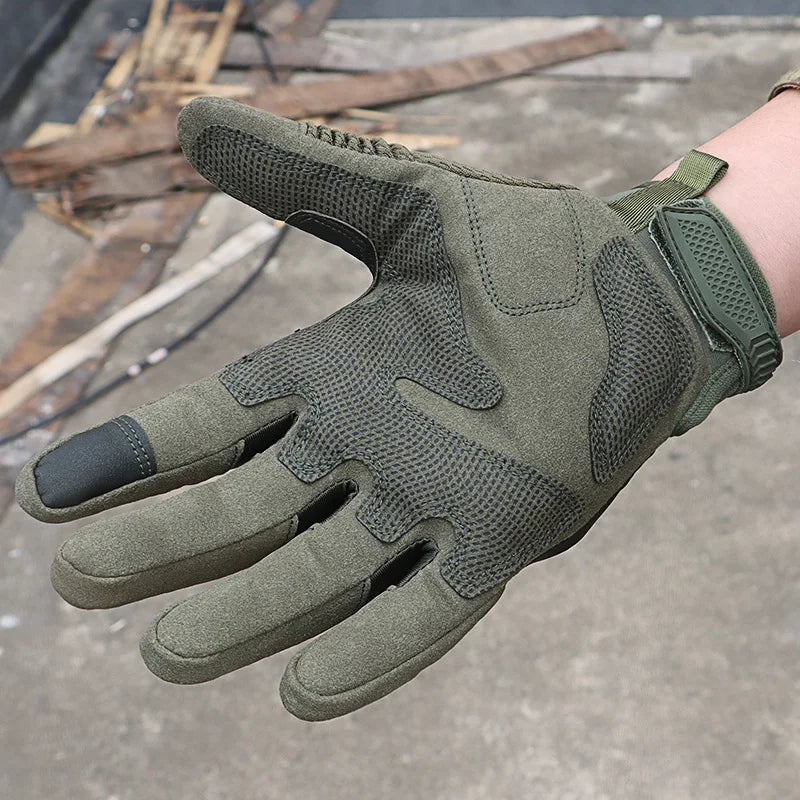 Gants tactiques outdoor unisexes en polyester – M à XL