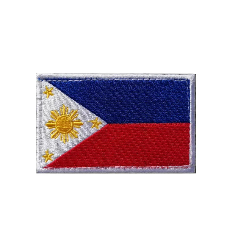 Patch Brodé Drapeau – international | Patch Militaire Tactique Velcro - BLACKBEARD OUTDOOR INDUSTRIES