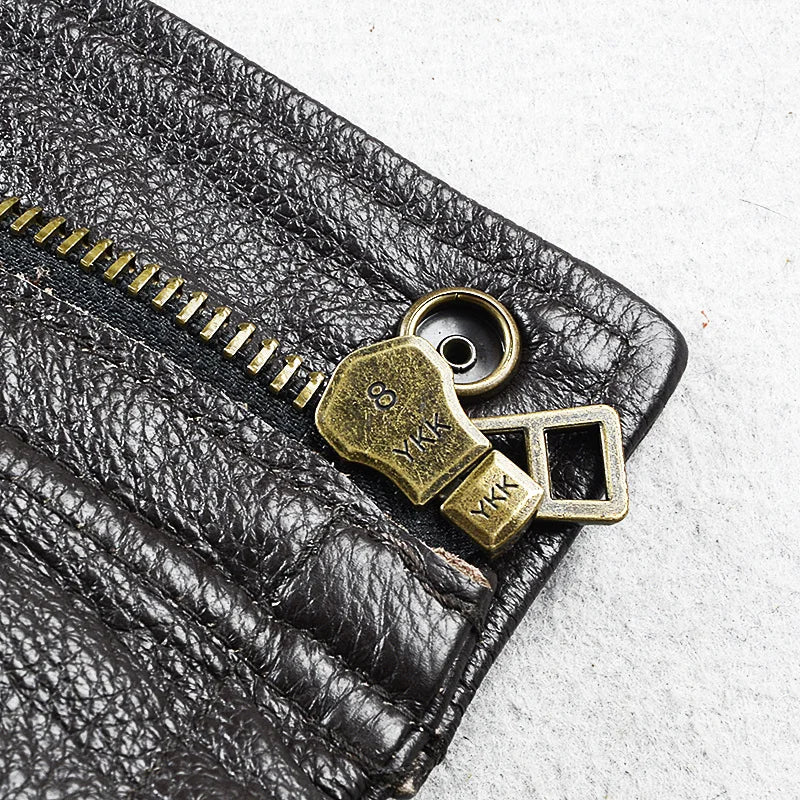 Brown Autumn Leather Jacket Men Safari Style Four Pockets Plus Size 5XL Natural Cowhide M65 Belt Genuine Leather Coat BLACKBEARD OUTDOOR INDUSTRIES