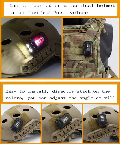 Lampe Tactique EDC - Lampe Mini Portable avec Plaque en Boucle et Crochet, Idéale pour Camping, Randonnée et Sécurité BLACKBEARD OUTDOOR INDUSTRIES