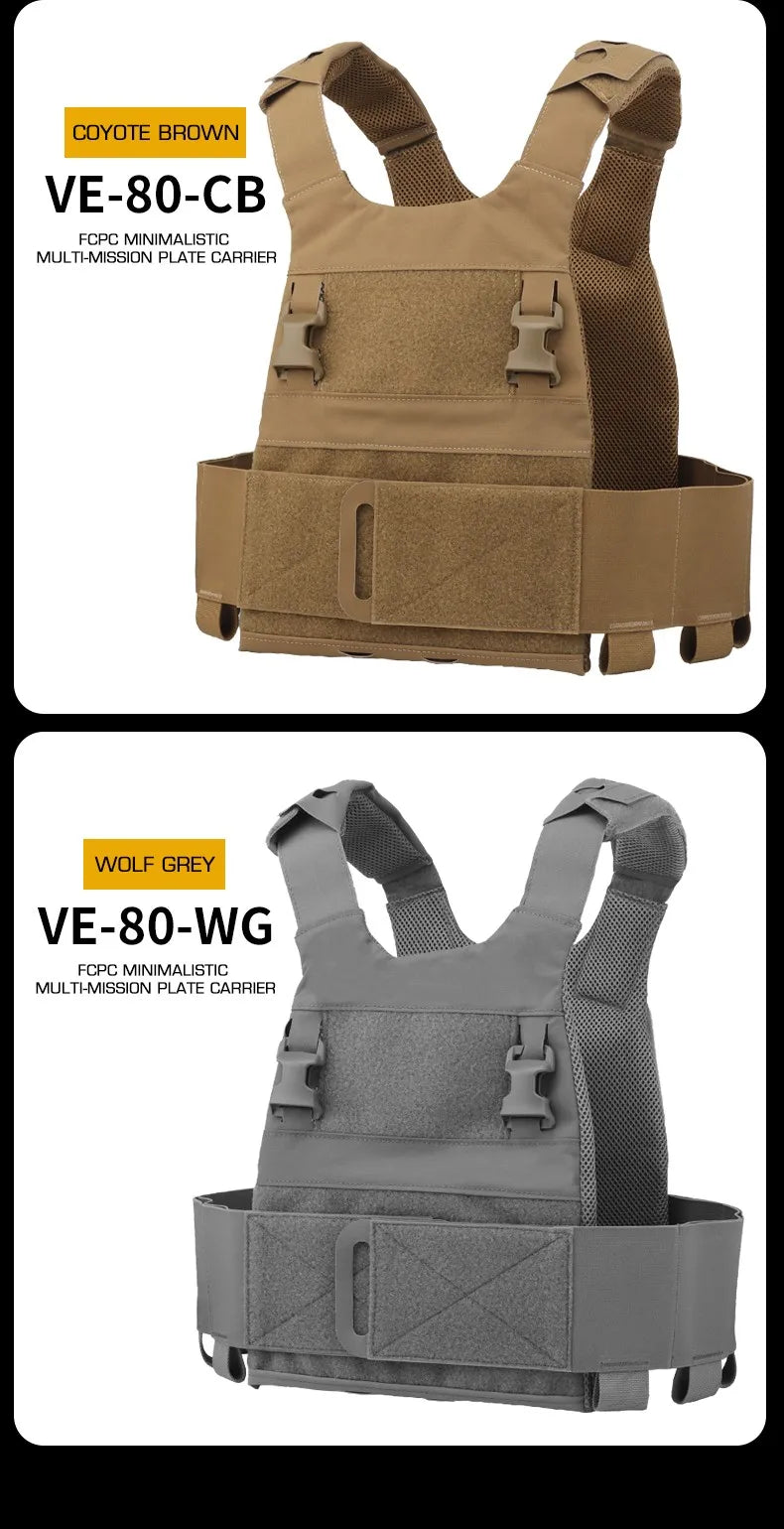 Gilet Tactique FCPC Minimaliste Multi-Mission – Fabrication en Cordura, Léger et Polyvalent, Veste de Chasse - BLACKBEARD OUTDOOR INDUSTRIES