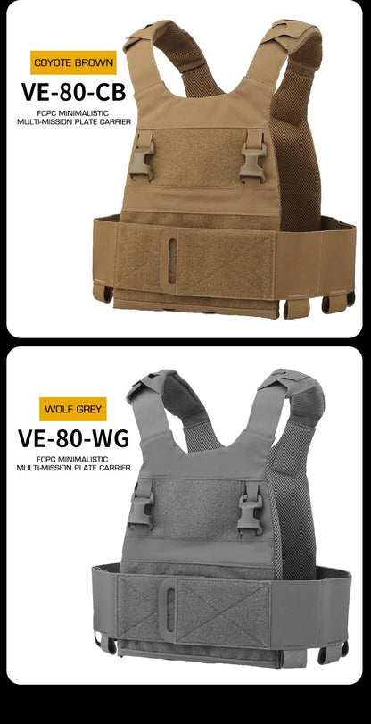 Gilet Tactique FCPC Minimaliste Multi-Mission – Fabrication en Cordura, Léger et Polyvalent, Veste de Chasse - BLACKBEARD OUTDOOR INDUSTRIES