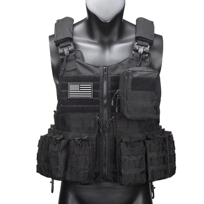 Gilet tactique police réglable - libération rapide, système MOLLE et pochettes détachables - BLACKBEARD OUTDOOR INDUSTRIES
