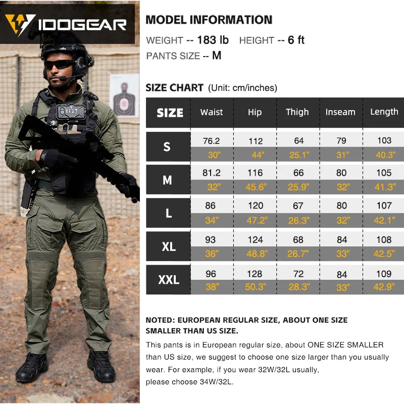 Pantalon Tactique Homme IDOGEAR G5 Heavy-Duty Combat Pants - BLACKBEARD OUTDOOR INDUSTRIES