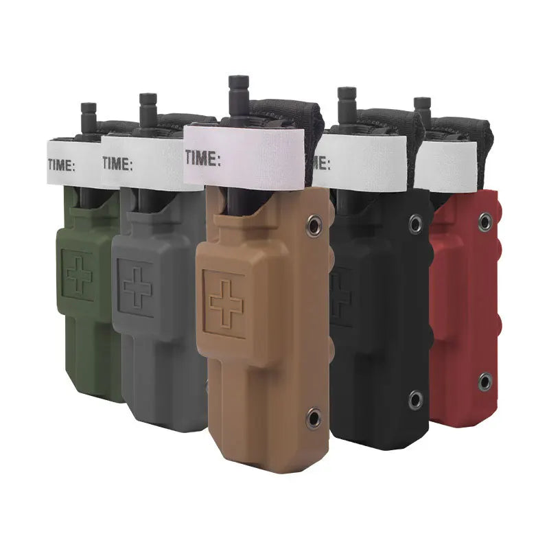 EDC Molle Tourniquet Holder Box – Boîte de Rangement Multifonction avec Système MOLLE | Option avec Garrot d’Urgence - BLACKBEARD OUTDOOR INDUSTRIES