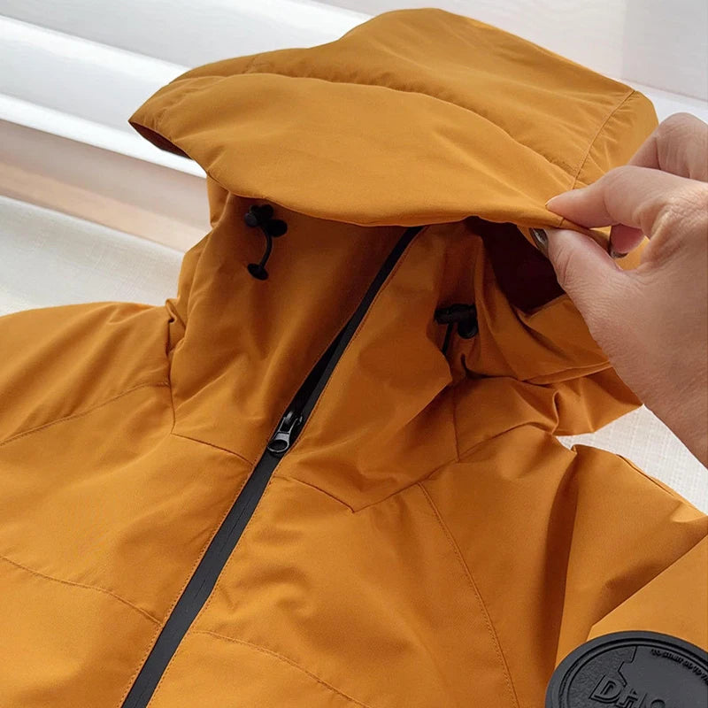 Coupe-Vent Garçon Hiver À Capuche Fourrure – Veste Chaude Outdoor 4-14 Ans