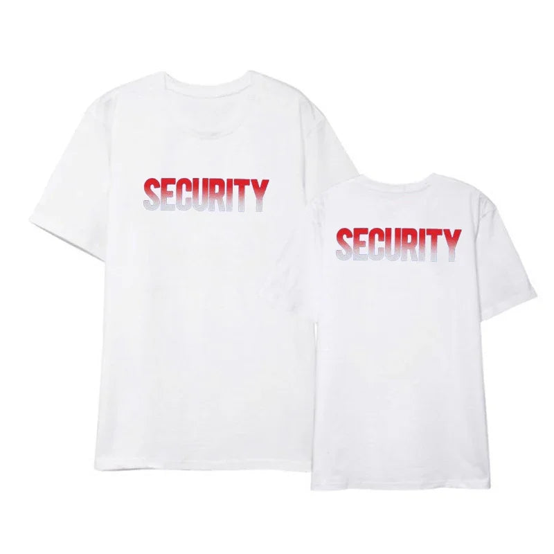 T-shirt Sécurité à Imprimé Recto-Verso - T-shirt Homme Uniforme Personnel d'Événement | Vêtement de Travail Casual à Manches Courtes - BLACKBEARD OUTDOOR INDUSTRIES