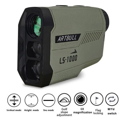 ARTBULL Télémètre Laser 1000M 650M avec Verrouillage de Drapeau et Mesure de Distance pour Chasse Monoculaire