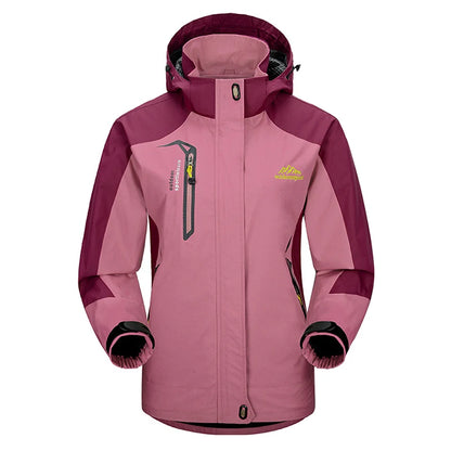 Veste Randonnée Femme Imperméable Coupe-Vent – Capuche Amovible, Multi-Poches - BLACKBEARD OUTDOOR INDUSTRIES