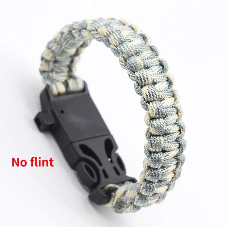 Bracelet de Survie Paracorde 3 en 1 pour Hommes et Femmes – Boussole, Sifflet, Couteau – Accessoire Multi-fonction pour Camping, Randonnée et Urgences - BLACKBEARD OUTDOOR INDUSTRIES