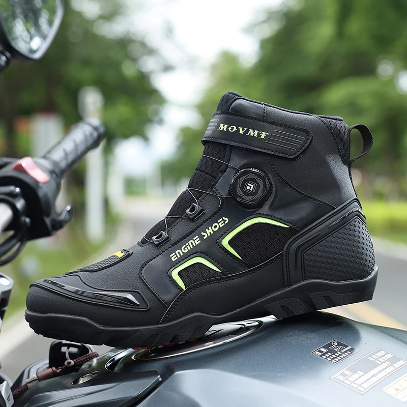 Bottines Moto Homme Respirantes – Slip-On Confort Urbain