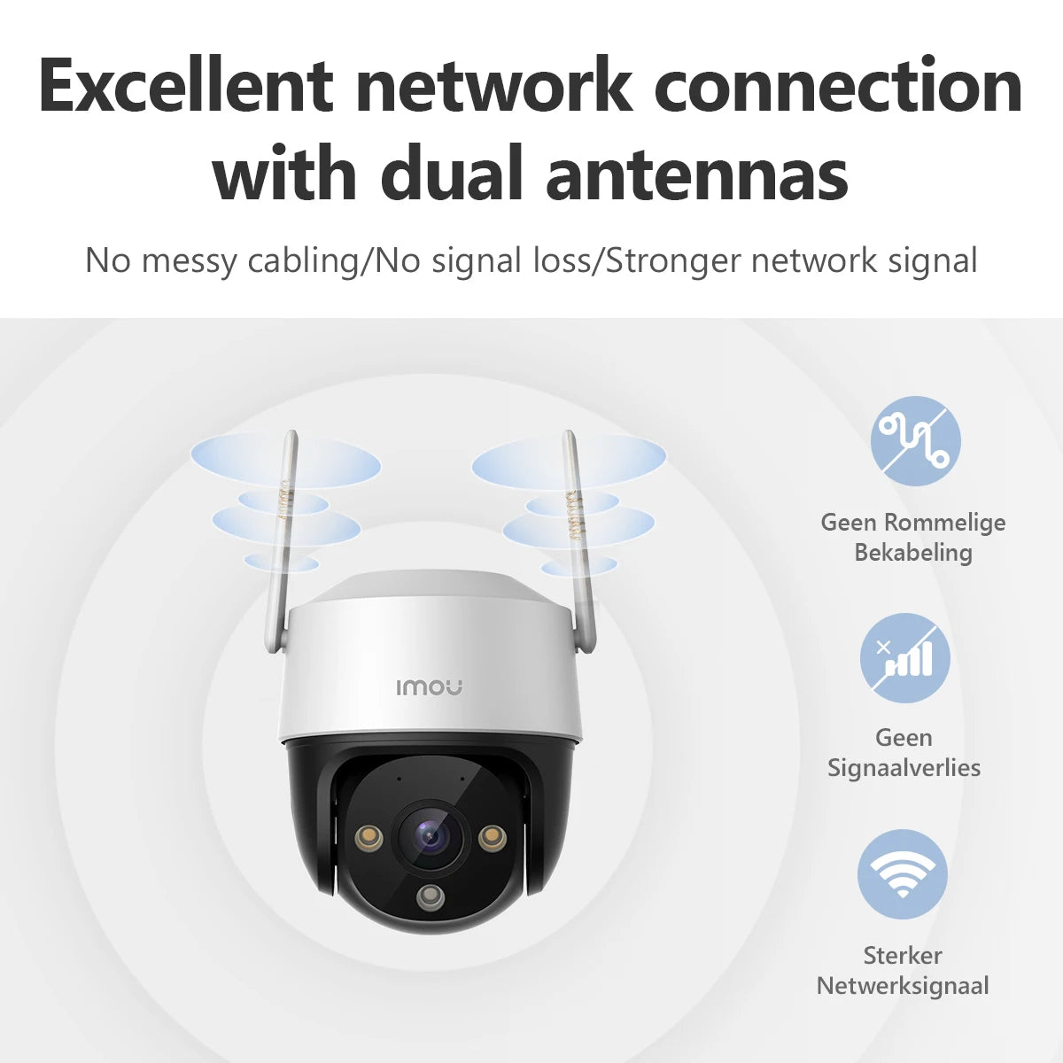 IMOU Cruiser SE+ 5MP | Caméra PTZ Extérieure Wi-Fi 360° | Vision Nocturne Couleur | Audio Bidirectionnel | Détection Humaine | IP66 Ma boutique