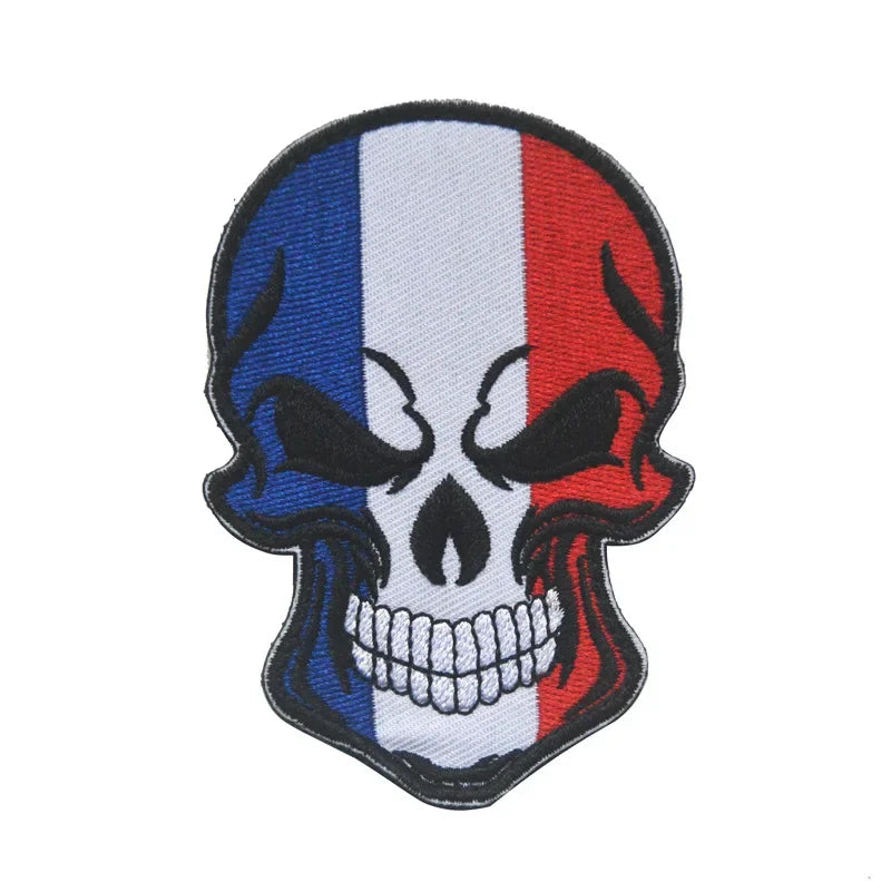 Patch Drapeau France IR Réfléchissant – Badge Tactique Brodé pour Casquette, Sac, Brassard - BLACKBEARD OUTDOOR INDUSTRIES