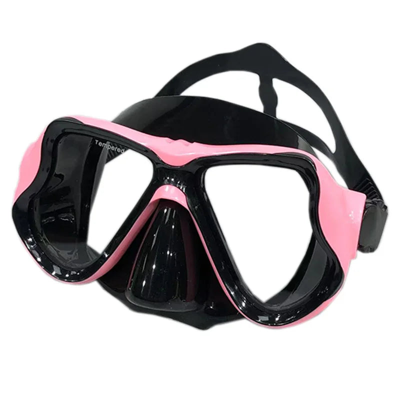 Masque de plongée et snorkeling adulte en verre trempé