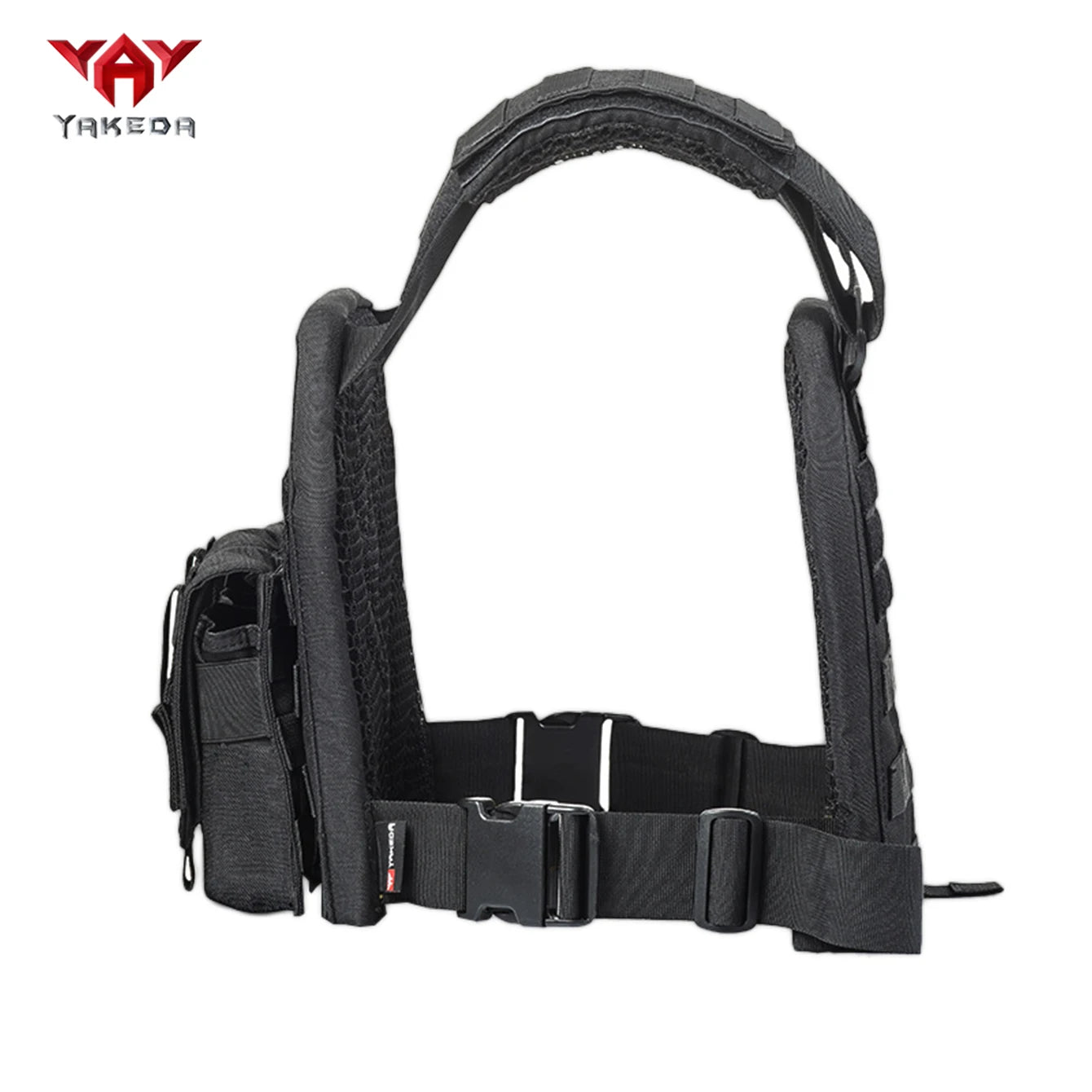 Gilet tactique YAKEDA leger avec système Molle et boucle de libération rapide en maille 3D respirante - BLACKBEARD OUTDOOR INDUSTRIES